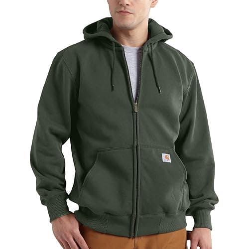 Carhartt Men's Tall Rain Defender Paxton Heavyweight Hooded Zip Front Sweatshirt - Image 1