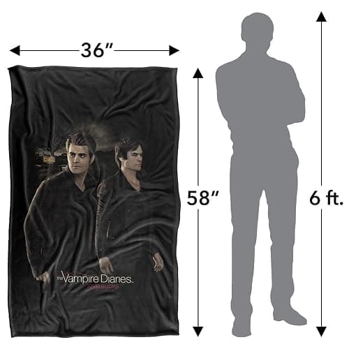 Vampire Diaries Brothers Silky Touch Super Soft Throw Blanket 36" x 58",Brothers thumbnail 2