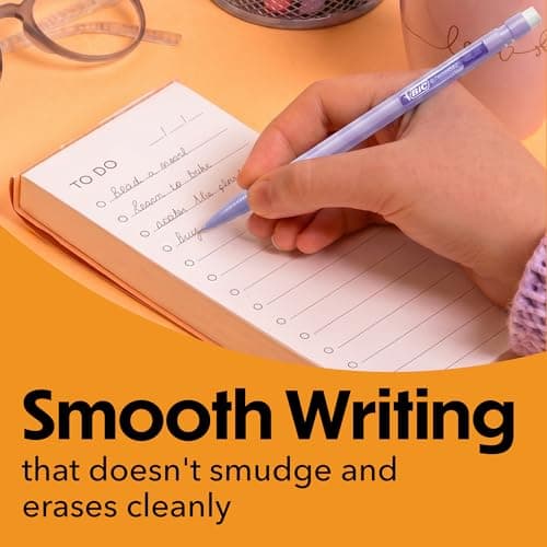 BIC Xtra-Smooth Pastel Mechanical Pencils with Erasers, Medium Point (0.7 mm), Bulk School Supplies for Students and Teachers, 40-Count Pack thumbnail 6