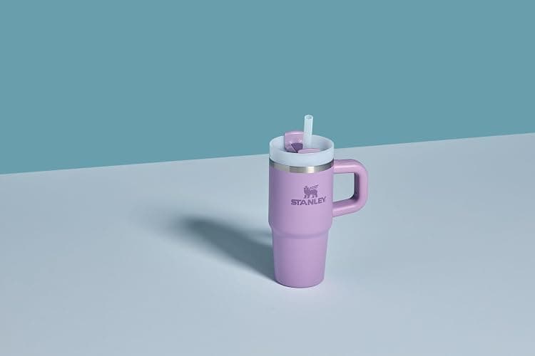 STANLEY Quencher H2.0 Tumbler with Handle and Straw 20 oz | Flowstate 3-Position Lid | Cup Holder Compatible for Travel | Insulated Stainless Steel Cup | BPA-Free | Lilac thumbnail 2