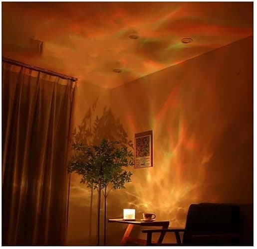 Ocean Wave Projector Light, 16 Colors Luminorthe Cube Lamp, 3D Holographic Water Ripple Lamp with Remote Control, Night Light for Bedroom, Home, Party Mood Lighting thumbnail 6