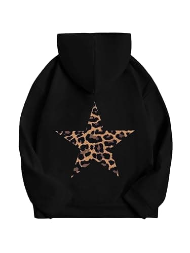 RoseSeek Girl's Letter Graphic Hoodies Long Sleeve Faith Over Fear Hoodies Sweatshirts Pullovers Trendy - Image 1