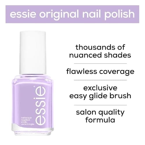 Essie Original Nail Polish, Lilacism, Light Lilac Purple Nail Varnish | Rich Colour & Shine, Salon Quality Vegan Formula Nail Varnish With Saturated Colour Payoff And Shine In Every Coat thumbnail 5