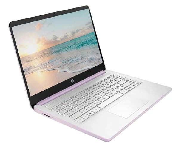 HP 14" Business Laptop Computer with 1-Year Office 365, Intel Quad-Core N150 Processor, 4GB RAM 128GB UFS, Windows 11 Home, PLUSERA Earphones, Honey Lavender thumbnail 2
