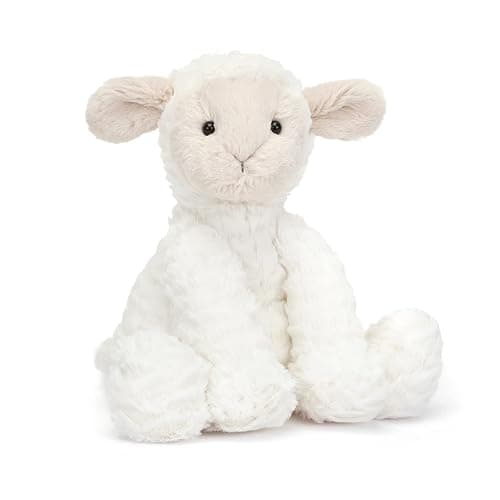 Jellycat Fuddlewuddle Lamb Stuffed Animal, Medium 9 inches - Lamp and Sheep Plush Toy - Classic Children's Gift - Image 1