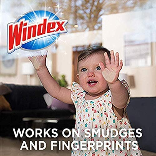 Windex Original Blue Glass and Window Cleaner, Removes Fingerprints, Smudges, and Smears, 765mL, (Pack of 3) thumbnail 3