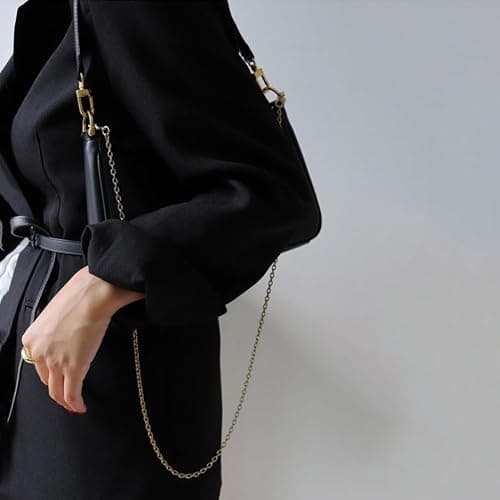 Aucuu Shoulder Bag for Women, Clutch Purse with Chain, PU Leather Shoulder Bag for Women, Handbag, Crossbody Bag, Crescent Hobo Bag Gift for Birthday and Anniversary thumbnail 4