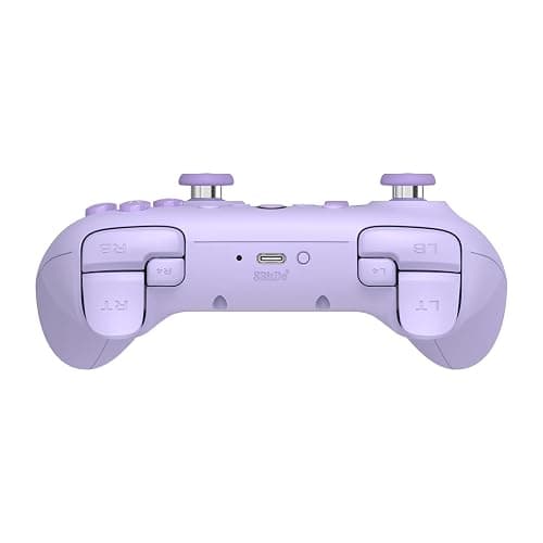 8BitDo Ultimate 2C Wireless Controller for Windows PC and Android, with 1000 Hz Polling Rate, Hall Effect Joysticks and Triggers, and Remappable L4/R4 Bumpers (Purple) thumbnail 3
