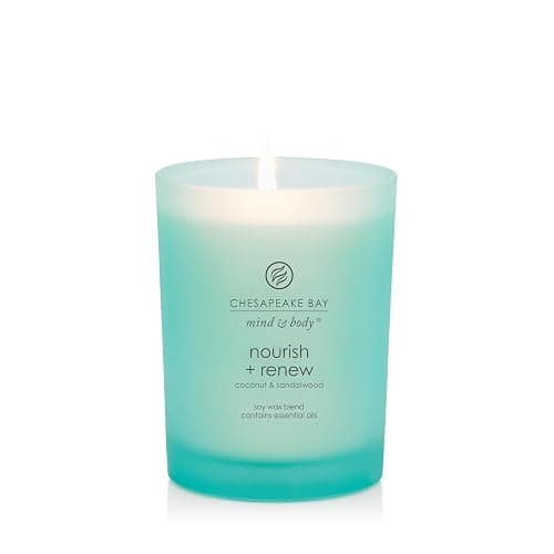 Chesapeake Bay Candle Mind & Body Medium Jar Candle Nourish + Renew (Coconut & Sandalwood) thumbnail 3