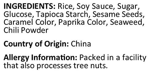 Anna and Sarah Oriental Rice Crackers in Resealable Bag, 2 Lbs thumbnail 3