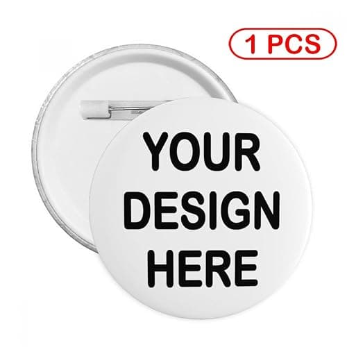 Custom Pins Custom Buttons 1-200PCS Personalized Custom Pin-Back Round Pins Add Your Name Photo Logo for Backpack Cloth Decoration Gifts for Adults Kids Party Supplies Ceremonies Competitions Medium thumbnail 4