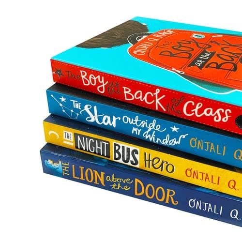 Onjali Rauf Collection 4 Books Set (The Night Bus Hero, The Star Outside my Window, The Boy At the Back of the Class, The Lion Above the Door) (Onjali Rauf Book Collection Set) thumbnail 2