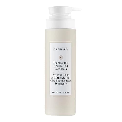 Naturium The Smoother Glycolic Acid Body Wash, 16.9 fl oz | Gentle Cleanser, Exfoliating AHA Blend for Rough & Bumpy Texture, Hydrating Formula for Soft Skin, Fragrance Free - Image 1