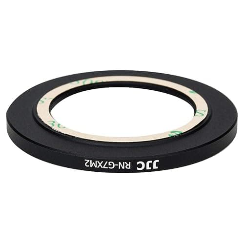 Metal 49mm Filter Lens Adapter with Cap for Canon PowerShot G7X III II G5X | Aluminium Alloy G7XM3 G7XM2 G7X G5X 49mm Filter Adapter, w Snap-On Lens Cap & Cap Keeper String,Installing UV CPL ND Filter thumbnail 7