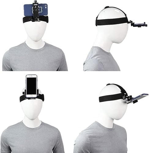 Pellking POV/Vlog Smartphone Head Strap Mount Selfie Neck Holder Mount Kit,Compatible with iPhone Samsung Smartphones,Hero 9, 8, 7, 6, 5, 4, 3, 2, 1, DJI Osmo Action… thumbnail 9