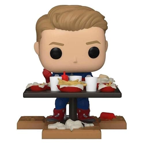 Funko Pop Deluxe Marvel: Avengers Victory Shawarma Series - Captain America Figure 4 of 6 - Amazon Exclusive - Collectable Vinyl Figure - Gift Idea - Official Merchandise - Toys for Kids & Adults - Image 1
