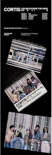 CORTIS - THE 1ST EP [COLOR OUTSIDE THE LINES] (Photobook ver (SCENE 1)) + Extra photocards thumbnail 2