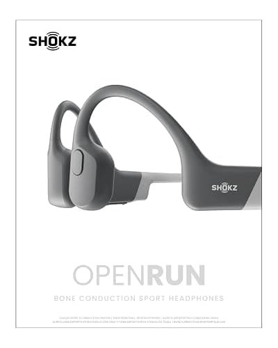 SHOKZ OpenRun, Bone Conduction Headphones,Open-Ear Bluetooth Wireless Sport Headphones for Running & Workout,Sweat Resistant, Long 8H Playtime,Mic,Hair Band-Standard-Grey thumbnail 10