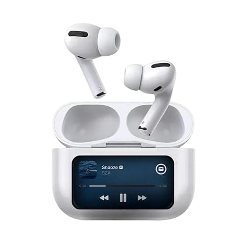 MEIION TouchPods - Kabellose Bluetooth Kopfhörer mit Bildschirm Bluetooth In Ear Kopfhörer mit LED Touchscreen mit Geräuschunterdrückung und Smart Touch - Image 1