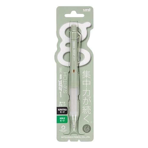 Mitsubishi Pencil Mechanical Pencil Alpha Gel Switch 0.5 Opal Green M51009GG1P.52 thumbnail 2