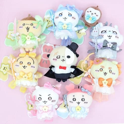 Chikawa Plush Keychain for Backpack, Kawaii Usagi Plush Keychain Accessories Purse Charm Pendant Gift for Women (Kani) thumbnail 2