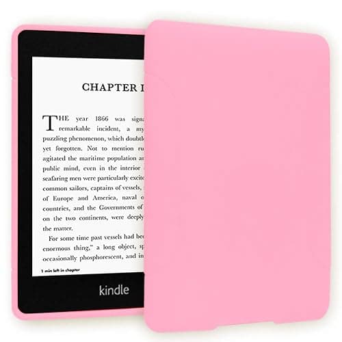 Youngme Case for All-New Kindle (11th Generation, 2024/2022 Release) - Slim Fit TPU Gel Protective Cover Case for All-New Kindle E-Reader 6" (Pink) thumbnail 7