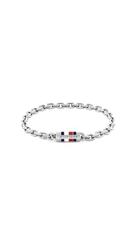 Tommy Hilfiger Jewelry Braccialetto a Catena da Uomo in Acciaio Inossidabile – Disponibile in Argento o Oro - Image 1