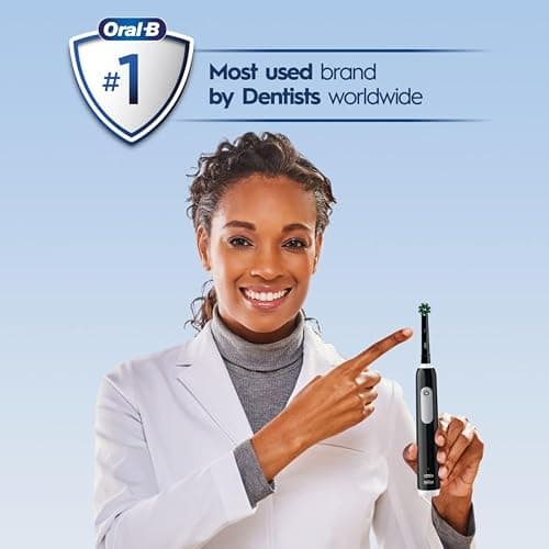Oral-B Pro 1000 Rechargeable Electric Toothbrush, Black thumbnail 6