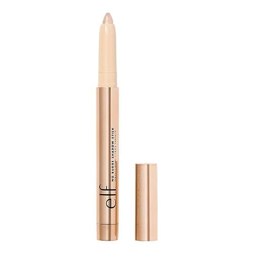 e.l.f. No Budge Shadow Stick, Long-Lasting Cream Eyeshadow Stick For High-Pigment, Metallic Color, Vegan & Cruelty-Free, Perfect Pearl - Image 1