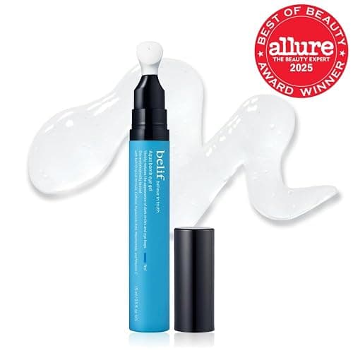 belif Aqua Bomb Cooling Eye Gel - Caffeine & Hyaluronic Acid for Puffiness & Hydration, Niacinamide & Vitamin C for Dark Circles, Adenosine & Collagen for Plumping & Firming, Korean Skin Care thumbnail 2