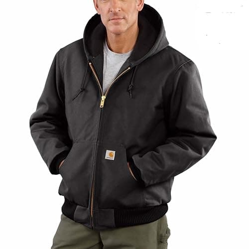 Carhartt mens Loose Fit Firm Duck Insulated Flannel-lined Active Jacket thumbnail 3