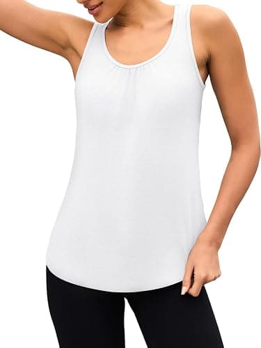 3rd hill Workout Tank Tops for Women Racerback Sleeveless Yoga Top Loose Fit Gym Shirt Running Athletic Tanks S-2XL thumbnail 4