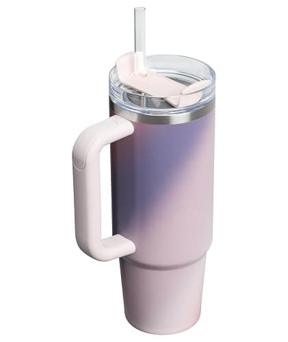 STANLEY Quencher H2.0 Tumbler with Handle and Straw 30 oz | Flowstate 3-Position Lid | Cup Holder Compatible for Travel | Insulated Stainless Steel Cup | BPA-Free | Dawn Spiral thumbnail 4