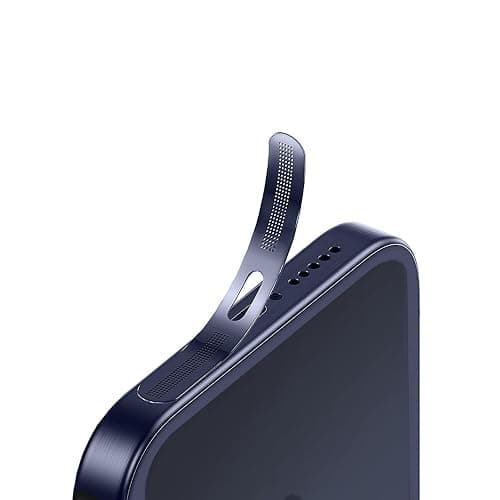 for iPhone 17 Pro Max Earpiece Speaker Mesh Anti Dust Proof Adhesive Cover - 5PCS / Deep Blue - Image 1