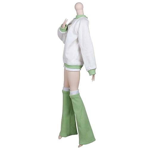 EVA BJD Fashion Doll Set for 1/3 BJD Dolls Ball Jointed SD Dolls 22in - 24in 60cm (White and Green) thumbnail 5