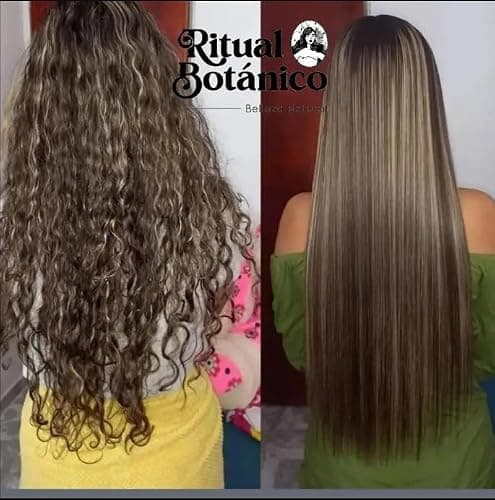 Keratina Ritual Botanico 250ML & Termo Protector 120ML Incluye Cepillo Aplicador & Manual de Instrucciones | Alisado Progresivo Organico Vegano Sin formol ni Amoniaco | Producto Colombiano thumbnail 5