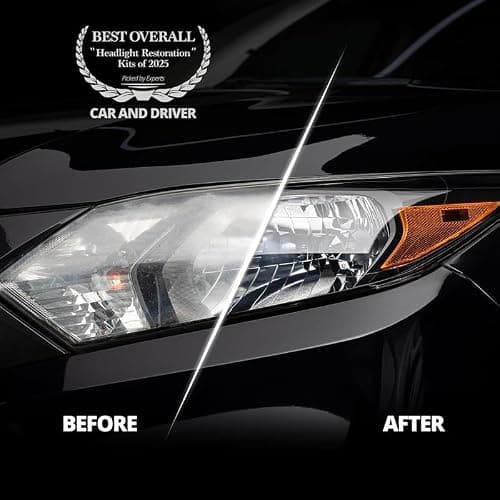 CERAKOTE® Ceramic Headlight Restoration Kit, 10 Wipe Kit | Restores clouded, yellowed headlights, ceramic UV protection, 3-step wipe system, no power tools needed thumbnail 5