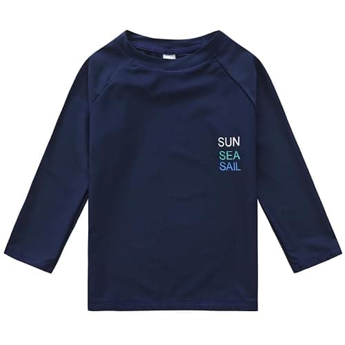 Baby-Boys Toddler Long Sleeved Rashguard Swim Bathing Suit and Sun Hat Set thumbnail 2