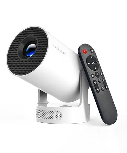 Magcubic Mini Projector with WiFi 6 and Bluetooth 5.4, Portable Projector 4K Support, 5W Soundbase Speaker, Auto Vertical Keystone 180°Rotatable Smart Proyector for Movie Home Outdoor - Image 1