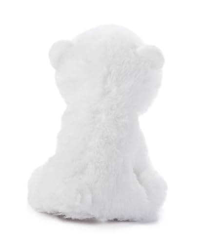 The Petting Zoo Polar Bear Stuffed Animal Plushie, Gifts for Kids, Wild Onez Babiez Zoo Animals, Polar Bear Plush Toy 6 inches thumbnail 4