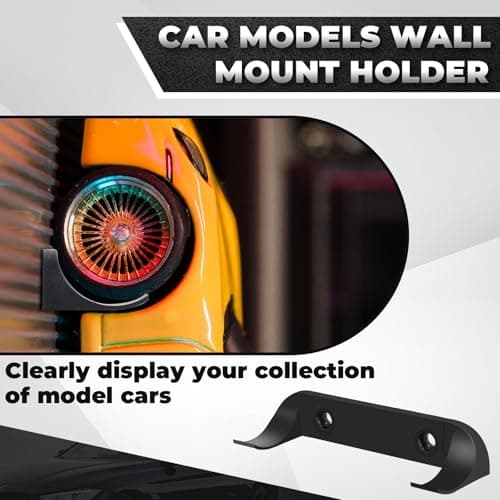 12/20 Pcs Car Display Wall Mount Compatible with Speed Champion Series Models Firm Display Cars Hanging Cars Display Rack （12） thumbnail 3