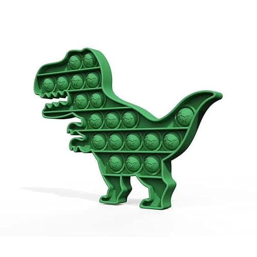Pop Fidget Toys for Kids, Fidget Poppers Toys Sensory Squeeze Bubble Popping Toys for Toddlers, Silicone Animal Dinosaur Pop Anxiety and Stress Relief It for Boy Girls (Green Dinosaur) - Green Dinosaur thumbnail 7
