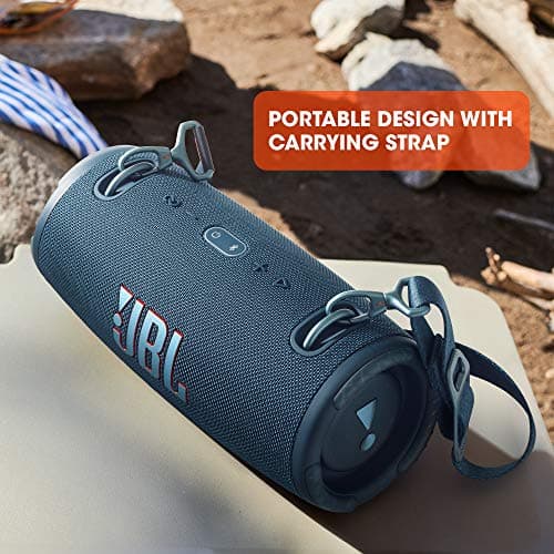 JBL Xtreme 3 - Portable Bluetooth Speaker, powerful sound and deep bass, IP67 waterproof, 15 hours of playtime, powerbank, PartyBoost for multi-speaker pairing (Blue) thumbnail 3