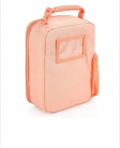 Fulton Bag Co. Thermal Insulated Zippered Lunch Bag Box (Upright) Hardbody Sturdy (Cantaloupe) thumbnail 5