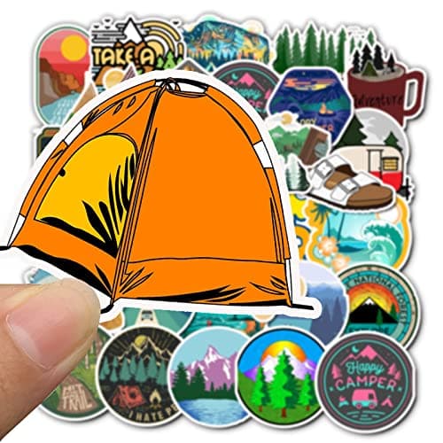 100PCS Stickers for Teen, Hiking Camping Nature Vinyl Stickers for Water Bottles, Laptops, Backpacks, Waterproof Stickers for Outdoor Enthusiasts thumbnail 3