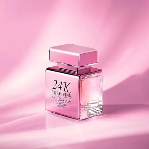 Lonkoom 24K Pure Pink Perfume for Women, Sweet Floral Fruity Perfumes Eau de Parfum Spray Long-Lasting Fragrance, 3.4 Fl Oz/100ml thumbnail 7