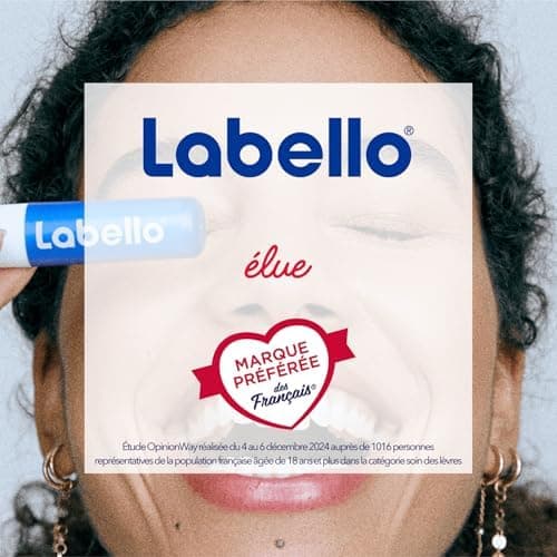 LABELLO Strawberry Shine (1 x 5,5 ml), Baume à lèvres enrichi en huiles naturelles et vitamines C & E, Soin des lèvres Hydratation longue durée pendant 24H thumbnail 8