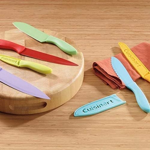 Cuisinart 12-Piece Kitchen Knife Set, Advantage Color Collection with Blade Guards, Multicolored, C55-12PCER1 thumbnail 2