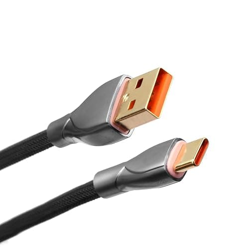 EPOMAKER MIX Type C Coiled Cable 1.8m, Type-C To USB A, TPU Mechanical Keyboard Cable with Detachable Aviator Connector for Gaming Keyboard (Black) thumbnail 6
