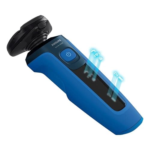 Philips S5466/18 - Rasoio Elettrico Serie 5000, Pelle Bagnata e Asciutta, Lame Auto-Affilanti ComfortTech, Testine per Contorno Viso a 360°, Display LED, Rifinitore ad Aggancio thumbnail 7